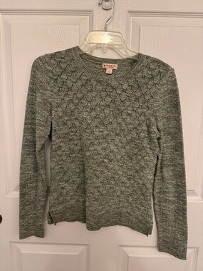 Brooks Brothers Heathered Green Crewneck Sweater